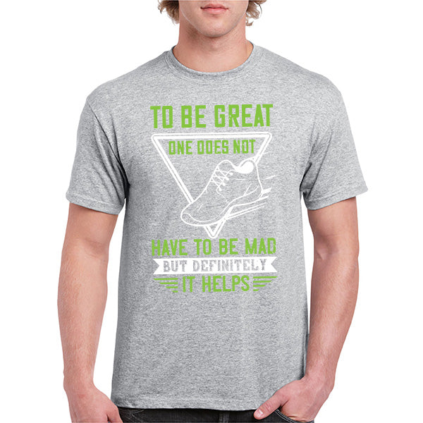 Unisex Runner's T-Shirt - 'To Be Great' Equestrian Edition