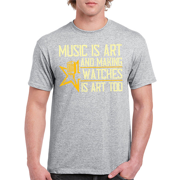 "Music Is Art" Unisex T-Shirt | Ideal for Music Lovers