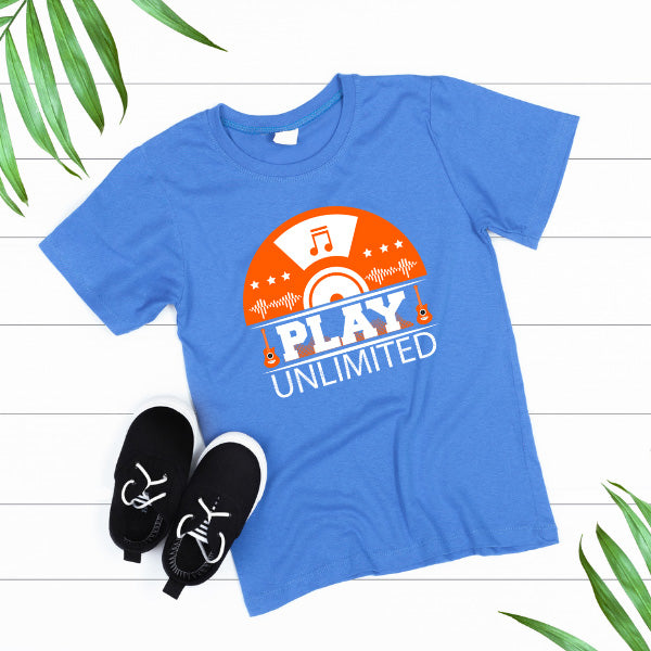 Play Unlimited Unisex T-Shirt | Ideal for Music Lovers