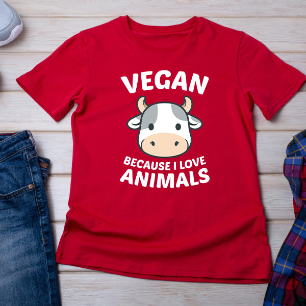 Vegan Animal Love Unisex T-Shirt | Embrace Vegan Vibes