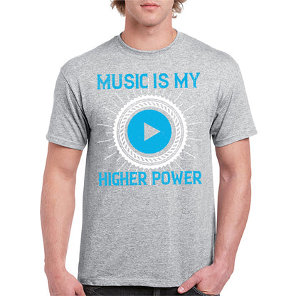 "Music Is My Higher Power" T-Shirt | Ideal for Music Lovers