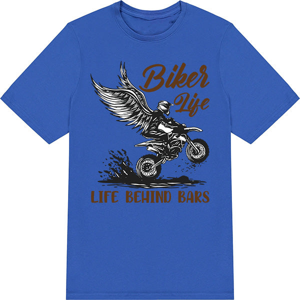 "Life Behind Bars" Unisex T-Shirt | Motorcycle Enthusiast Tee