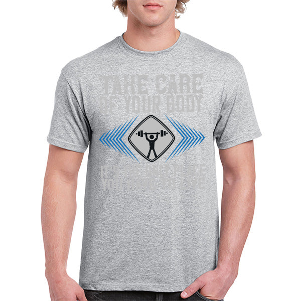 Unisex Fitness T-Shirt - Take Care Of Your Body | Equestrian