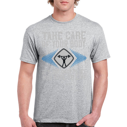 Unisex Fitness T-Shirt - Take Care Of Your Body | Equestrian