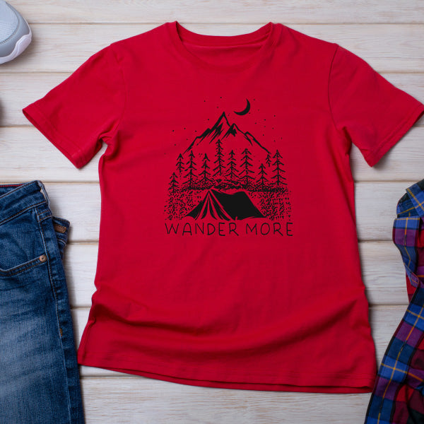 Wander More Unisex T-Shirt | Ideal for Camping & Equestrian