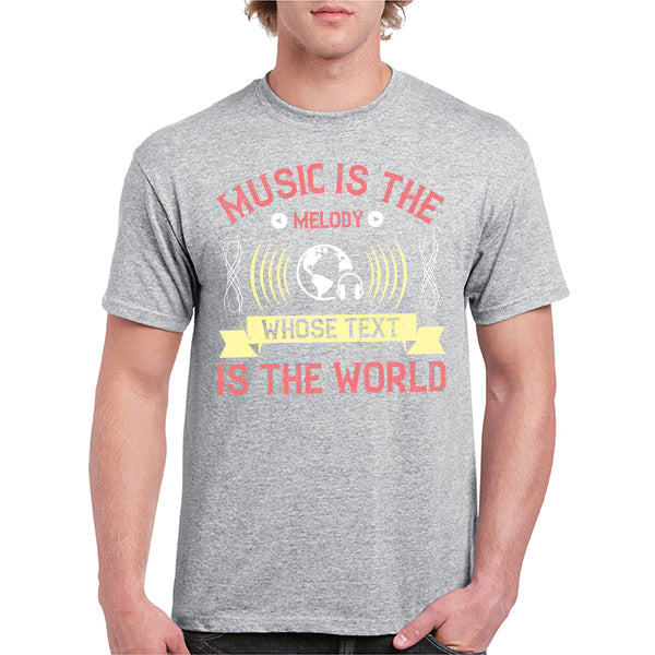 "Music Is The Melody" Unisex T-Shirt | Ideal for Music Lovers