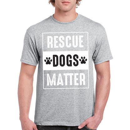 Rescue Dogs Matter Unisex T-Shirt | Ideal for Dog Lovers