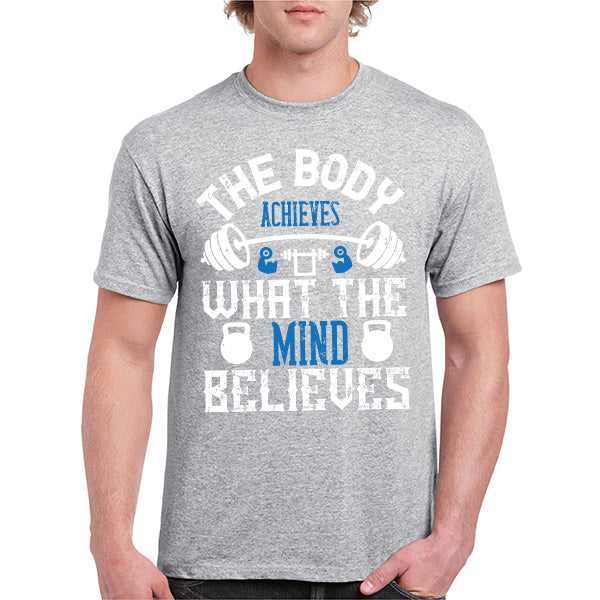 "The Body Achieves" Unisex T-Shirt | Fitness Focus Collection