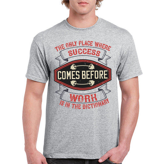 "Success Before Work" Unisex T-Shirt | Fitness Focus Collection