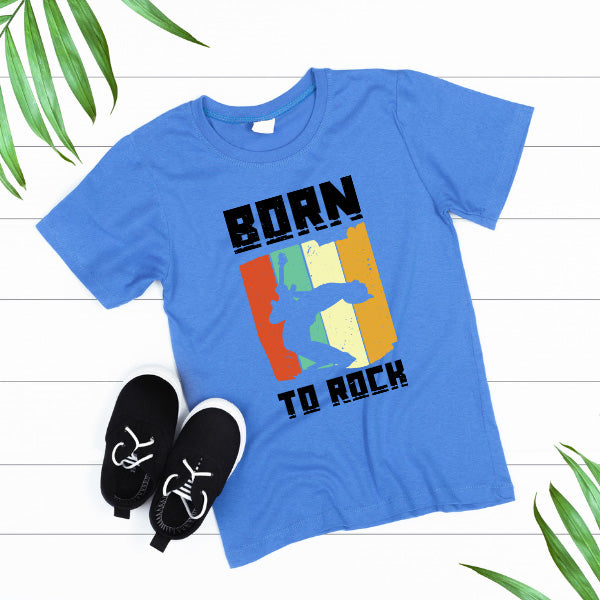 Born To Rock V1 Unisex T-Shirt | Ideal for Music Lovers