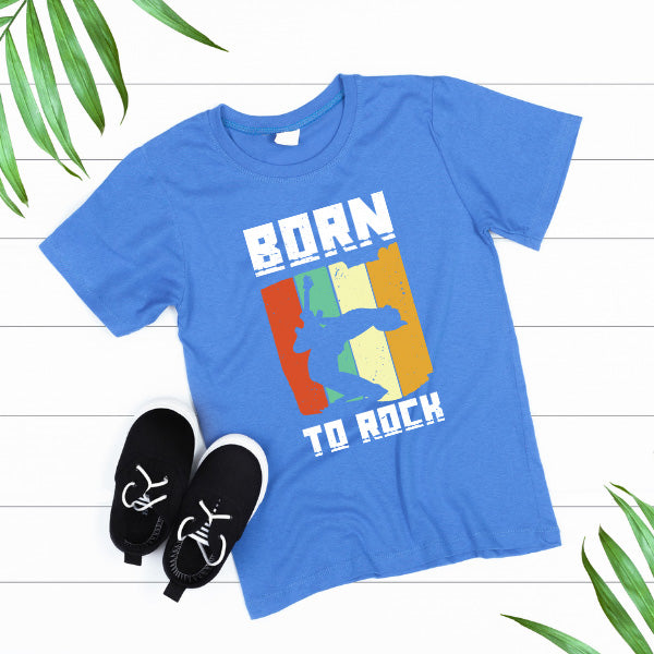 Shop the Born To Rock V2 Unisex T-Shirt | Perfect for Music Enthusiasts