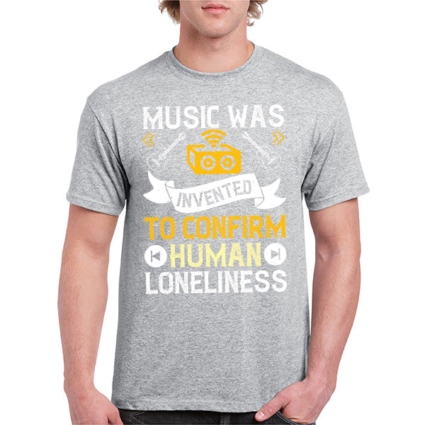 Unisex Music T-Shirt - Celebrate Human Loneliness | Shop Now