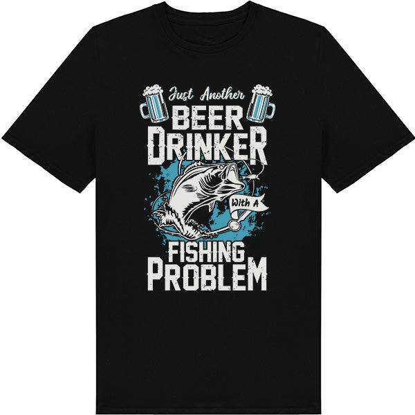 Just Another Beer Drinker Fishing T-Shirt | Unisex & Fun