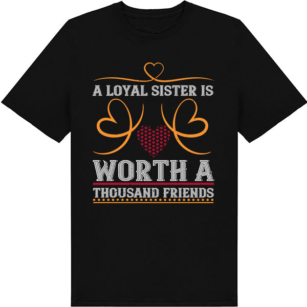 "A Loyal Sister" Unisex T-Shirt | Ideal Gift for Sisters