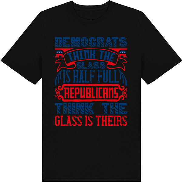 Unisex Political Statement T-Shirt - Democrats vs Republicans