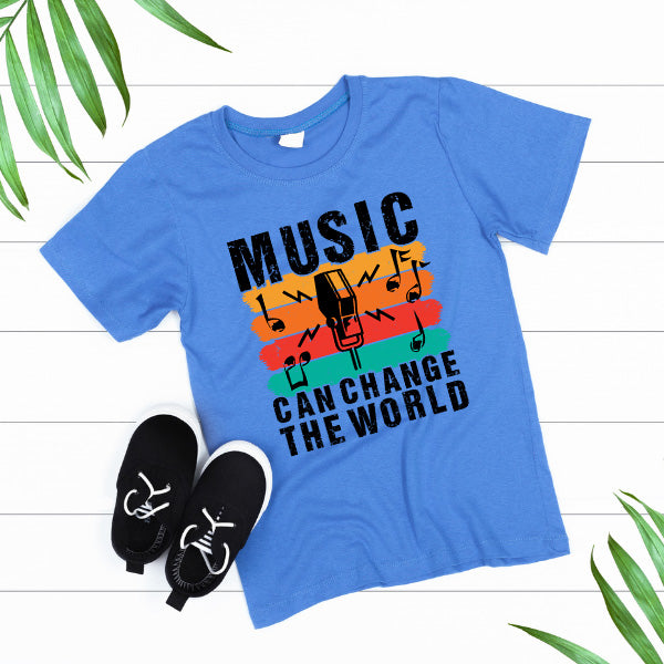 Music Can Change The World V4 T-Shirt | Unisex & Stylish