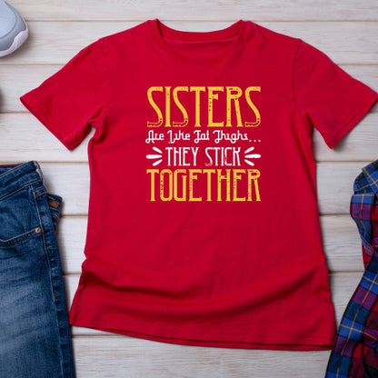 Sisters Are Like Fat Thighs T-Shirt | Perfect Sister Gift