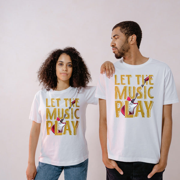 "Let The Music Play" Unisex T-Shirt | Ideal for Music Lovers