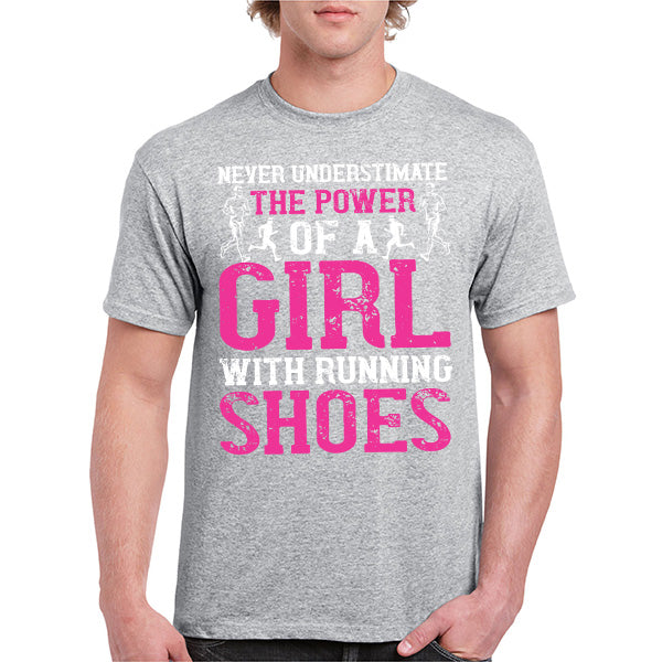 Unisex Runner's T-Shirt - Empowering Girls in Running