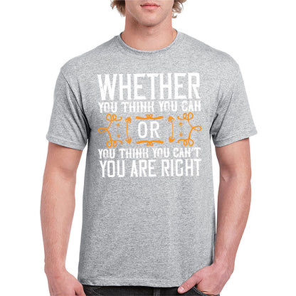 Unisex Equestrian T-Shirt - Motivational Quote | Fitness Focus