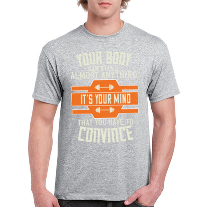 Unisex Fitness T-Shirt - 'Your Mind' Quote | Equestrian Apparel