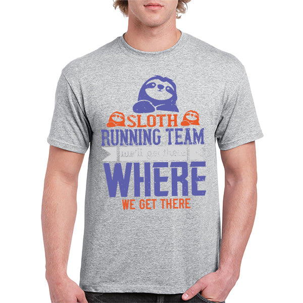 Sloth Running Team Unisex T-Shirt | Equestrian Edition