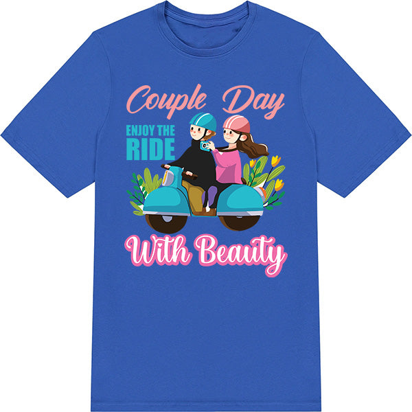 "Enjoy the Ride" Unisex T-Shirt for Couples - Equestrian Style