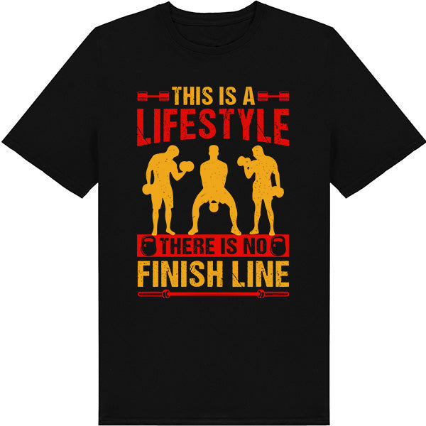 Equestrian Unisex T-Shirt - "No Finish Line" | Gym Essential