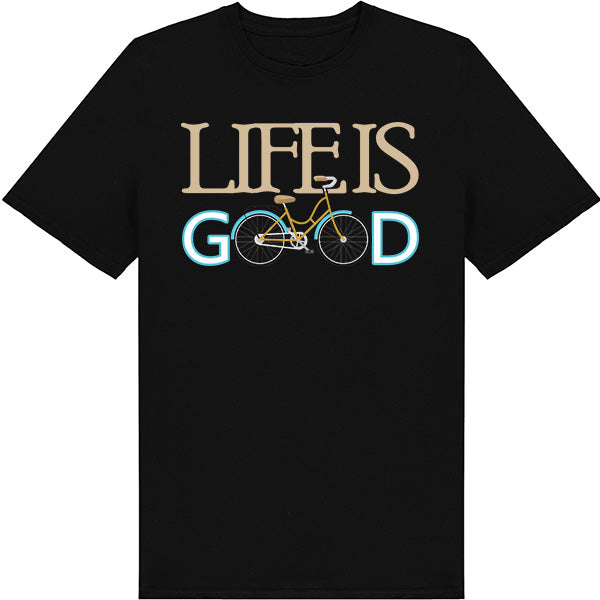 Life Is Good Unisex T-Shirt | Bicycle Adventures | Shop Now