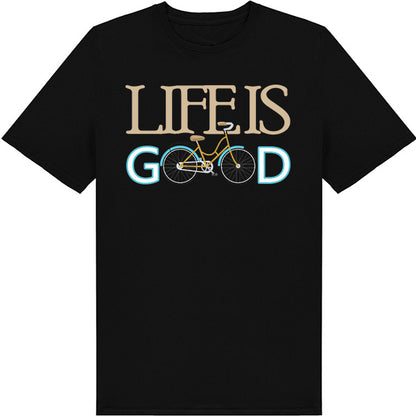 Life Is Good Unisex T-Shirt | Bicycle Adventures | Shop Now