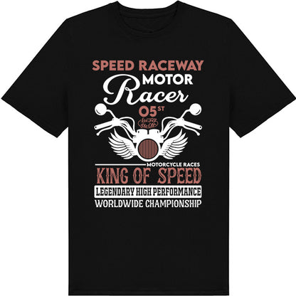 Speed Raceway Motor Racer T-Shirt | Unisex | For Bikers