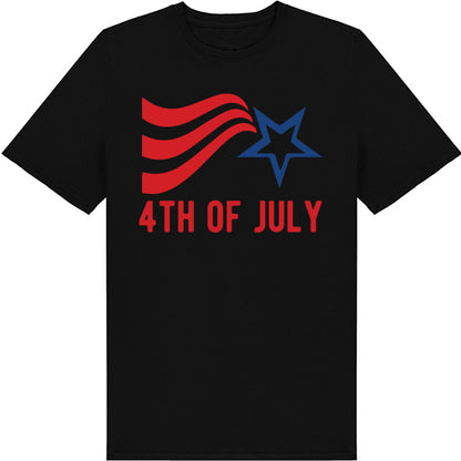 Patriotic Unisex T-Shirt for Fourth of July Equestrian Fun