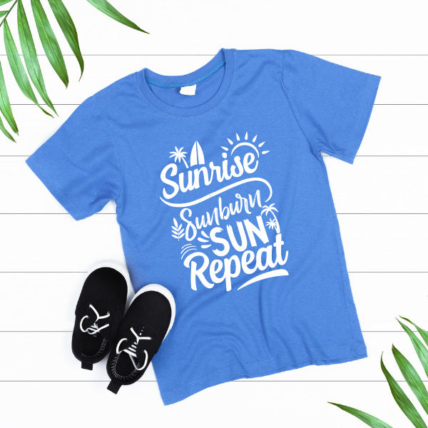 Sunshine Sunburn Sun Repeat T-Shirt | Summer Collection