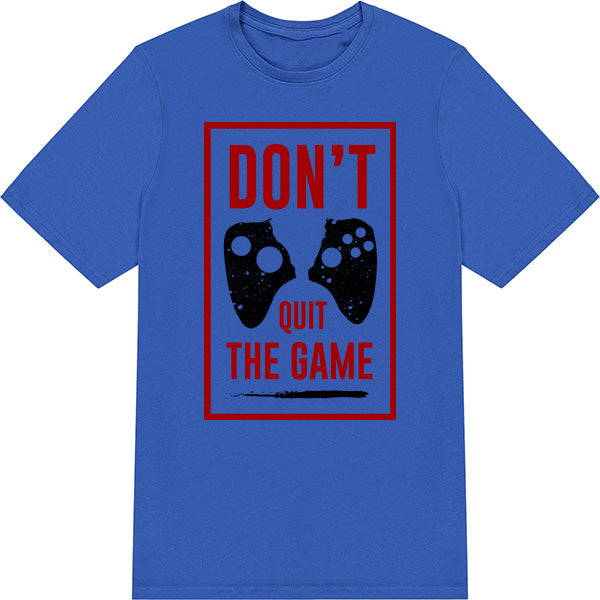 "Don't Quit The Game" Unisex T-Shirt | Premium Equestrian Apparel