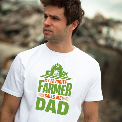 "My Favorite Farmer Calls Me Dad" T-Shirt | Equestrian Apparel