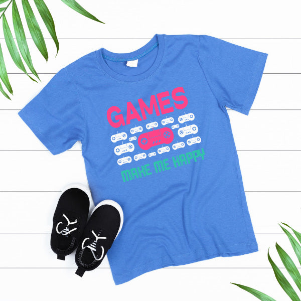 "Games Make Me Happy" Unisex T-Shirt | Premium Equestrian Apparel