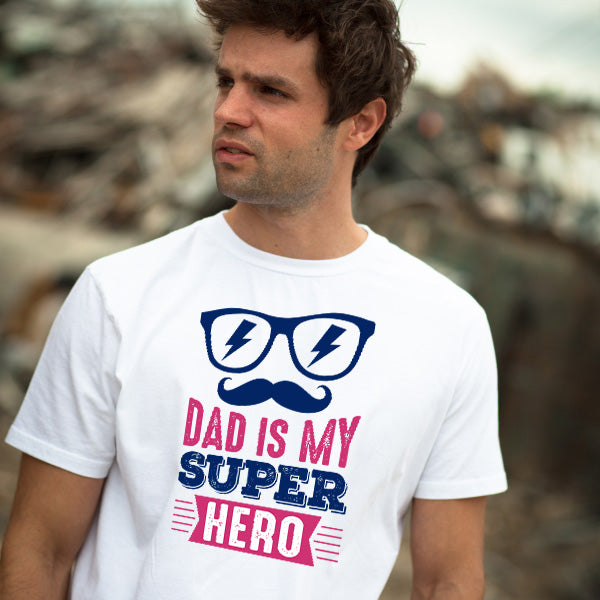 "Dad Is My Super Hero" Unisex T-Shirt | Equestrian Apparel