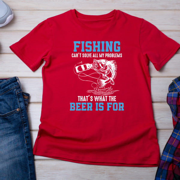 Fishing & Beer Unisex T-Shirt | Perfect for Anglers