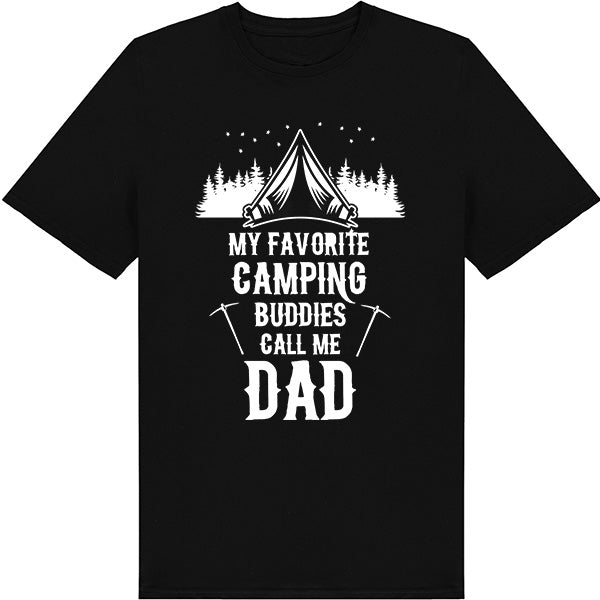 Camping Buddies Dad T-Shirt | Unisex Camping Tee