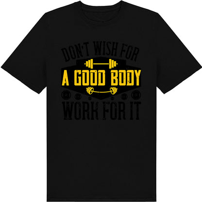 Unisex 'Work For It' T-Shirt | Fitness Focus Collection