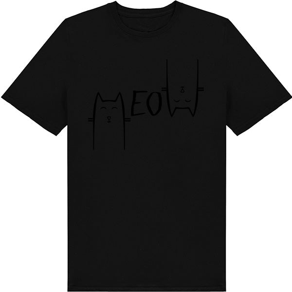 Meow Unisex T-Shirt | Exclusive Cat Collection for Equestrians