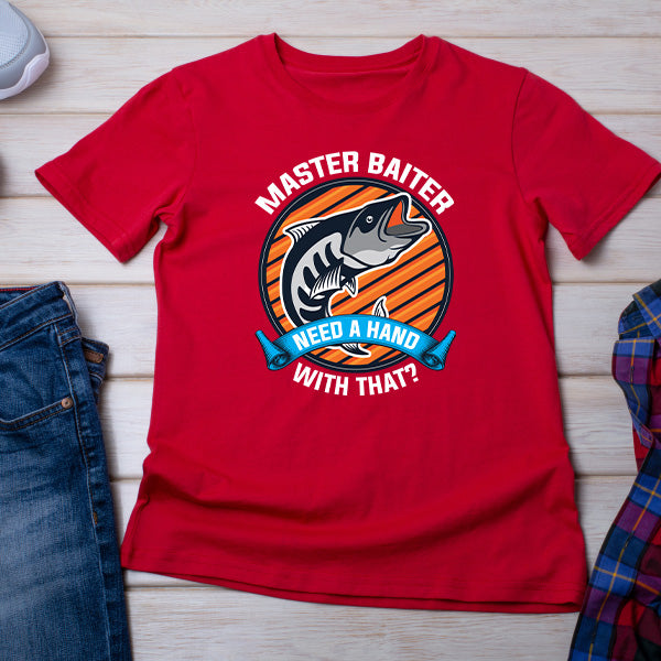 Master Baiter Unisex T-Shirt - Ideal for Fishing Fans