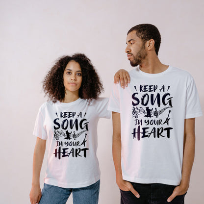 "Keep A Song In Your Heart" Unisex T-Shirt | Music Lovers' Tee