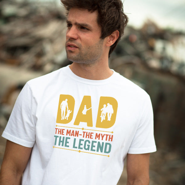 Shop Dad: The Man, The Myth, The Legend T-Shirt | Unisex