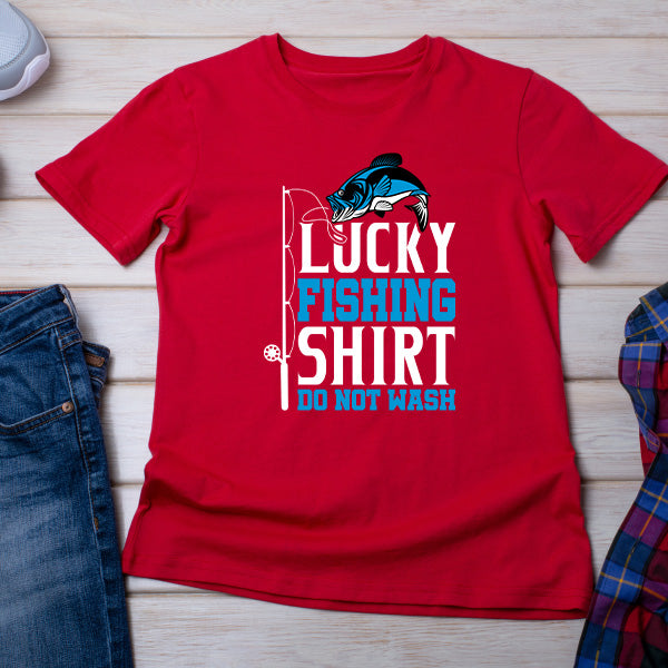 Unisex Lucky Fishing Shirt - Perfect for Fishing Enthusiasts