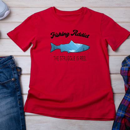 Fishing Addict Unisex T-Shirt | Perfect for Enthusiasts