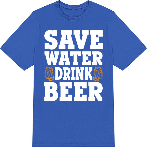 Save Water Drink Beer T-Shirt | Unisex Equestrian Apparel