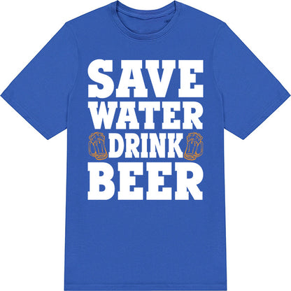 Save Water Drink Beer T-Shirt | Unisex Equestrian Apparel