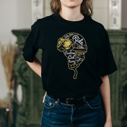 Ride Bike Custom Culture T-Shirt | Unisex Motorcycle Tee