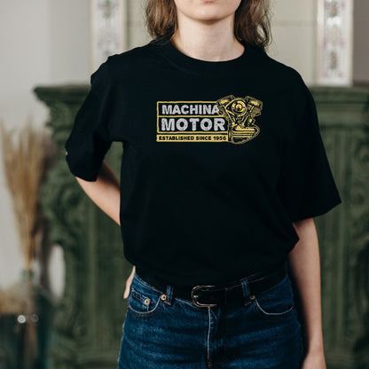 Machina Motor Unisex T-Shirt | Ideal for Motorcycle Fans